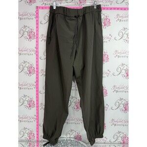 Hyba joggers pants tie up waist  Olive Green Drawstring Jogger Pants